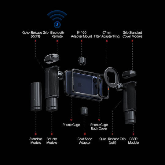 PGYTECH Proshot Комплект Клетка За Видео За Телефон iPhone 17 Pro Max