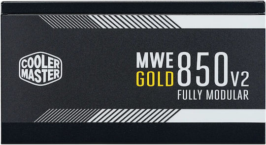 CoolerMaster MWE Gold 850 V2 850W Черен Компютърно захранване Пълен модул 80 Plus Gold