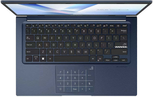 Asus Vivobook 14 X1404VA-EB1619 14" FHD (Core 7-150U/16GB/512GB SSD/No OS) Quiet Blue (US Keyboard)