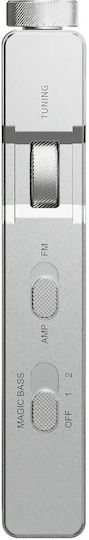 Fiio RR11 Ραδιοφωνάκι Επαναφορτιζόμενο Ασημί