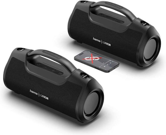 HAMA Mate Pro MK II Boxă Bluetooth 60W cu Durată a Bateriei de până la 12 Ore Neagră