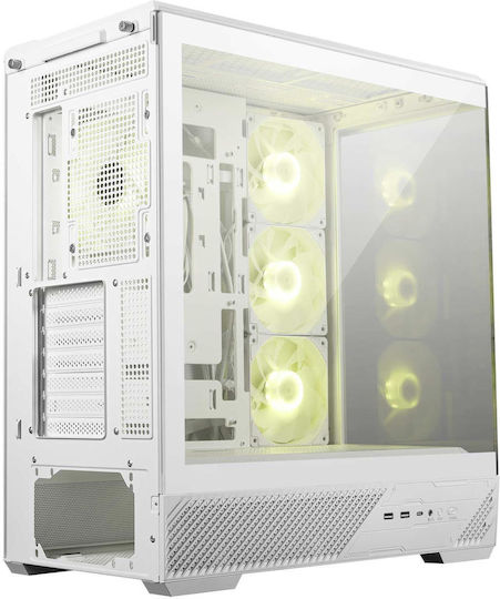 MSI MAG PANO 130R PZ Midi Tower Компютърна Кутия Бяла