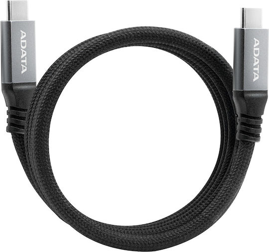 Adata Magnetic USB 2.0 Cable USB-C Male - USB-C 100W PD Black 1m