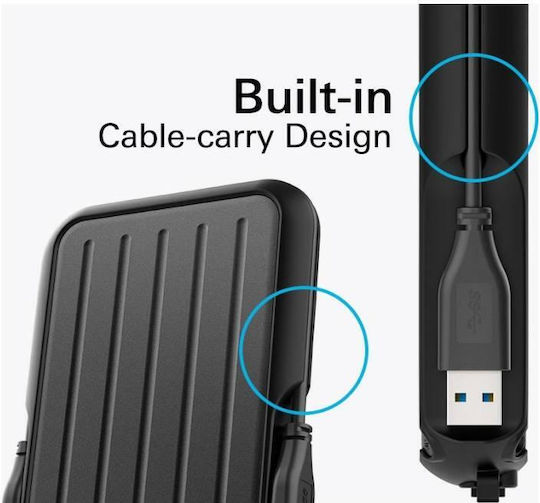 Silicon Power Armor A66 USB 3.2 External 2.5" HDD 5TB Yellow