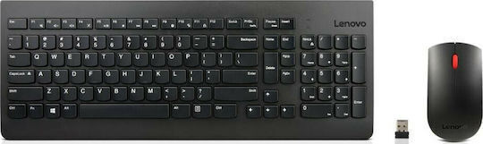 Lenovo Essential Wireless Keyboard Mouse Combo Gen2 Σετ Πληκτρολόγιο & Ποντίκι Ελληνικό