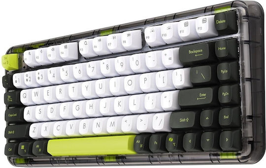 Asus Jelly75 KD201 Ασύρματο Πληκτρολόγιο International English Volt Green