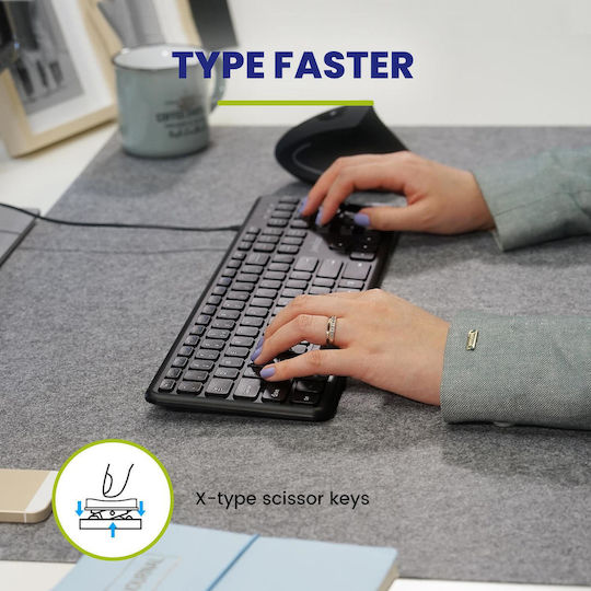 Perixx Periboard 210B Scissor Keyboard Only English US