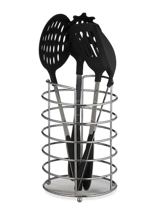 Relaxdays Abtropfgestell Für Besteck Silber 22.5x15cm