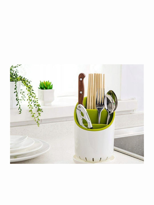Verk Group Plastic Blue Cutlery Drainer 19x12cm