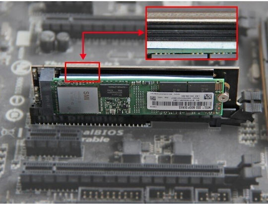 DeLock Thermal Pad component Memory module Heatsink 70 x 20 mm 2τμχ Γκρι
