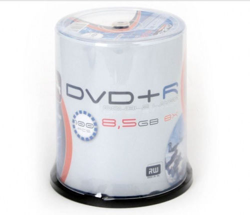 Omega Записваеми DVD+R 8x Двуслоен 8.5ГБ Кутия за торта 100бр