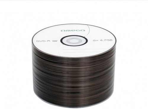 Omega Εγγράψιμα DVD-R 16x 4.7GB Cake Box 50τμχ