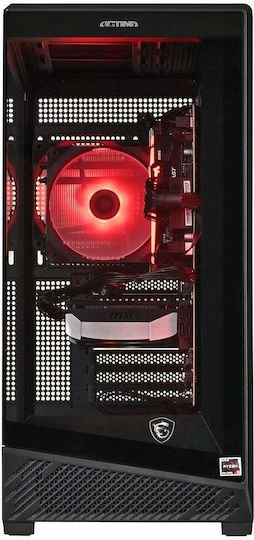 Actina Компютри В Компактен Формат Гейминг Настолен Компютър Ryzen 5-7500F/16GB DDR4/1.0TB SSD/Windows 11 Home