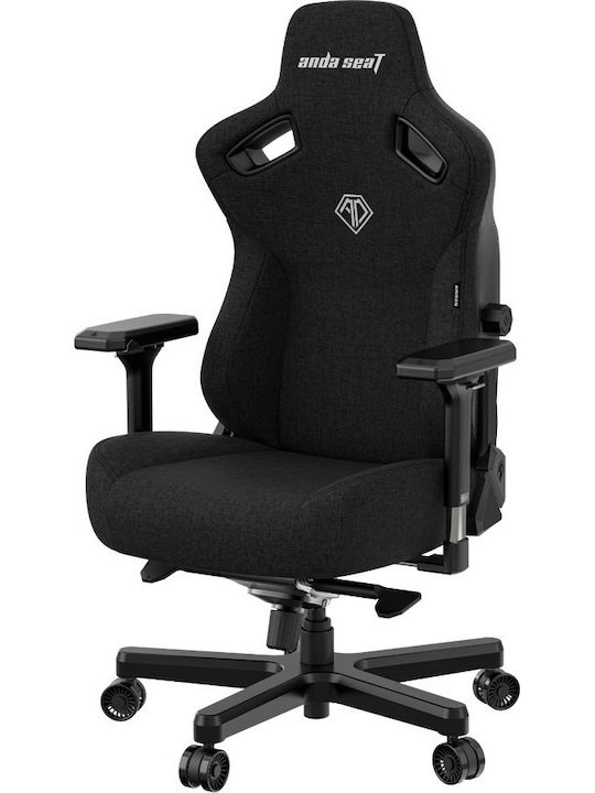 Anda Seat XL Fabric Gaming Chair with Adjustable Arms Elegant Black