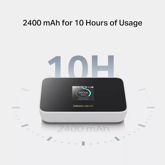 Mercusys MT115 v1 Drahtloser 4G Tragbarer Hotspot Wi‑Fi 4