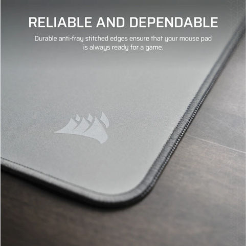 Corsair Mm Anti-fray Cloth Medium Mouse Pad Gaming Gray 320 X 300 X 2 Mm