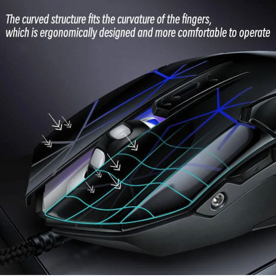 G5 Gaming Ποντίκι 3200 DPI Πολύχρωμο