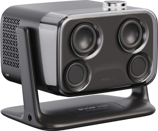 Aurzen Boom Mini Projector LCD Full HD LED Lamp With Built-in Speakers AU-PJ-BM501M-EUBK0