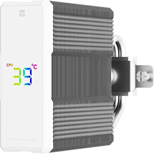 Thermalright Assassin X 120 R Digital Ventilator De Răcire CPU Pentru Priza 1851/AM5/1700 Cu Iluminare ARGB Albă