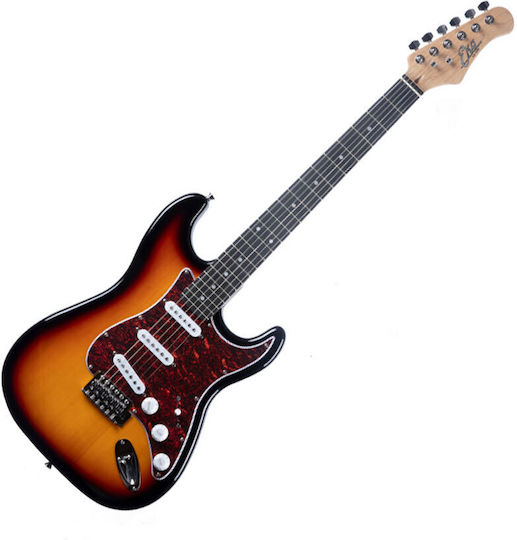 Eko Електрическа Китара Stratocaster Черен