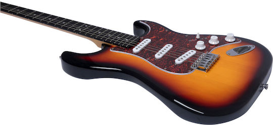 Eko Електрическа Китара Stratocaster Черен