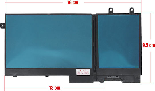 Dell Compatible Battery for Dell Latitude / Precision / Inspiron Dell Latitude 5400, 5410, 5500, 5510, Precision 3540, 3550, Inspiron 7590, 7591, 7791 with 4255mAh