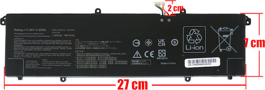 Батерия за лаптоп Asus Vivobook S 14 Flip Tn3402 Vivobook S 14 Flip Tn3402ya-oled-kn731w 0b200-04140100 0b200-04140000 0b200-04140200 C31n2105 Код 1-bat0475