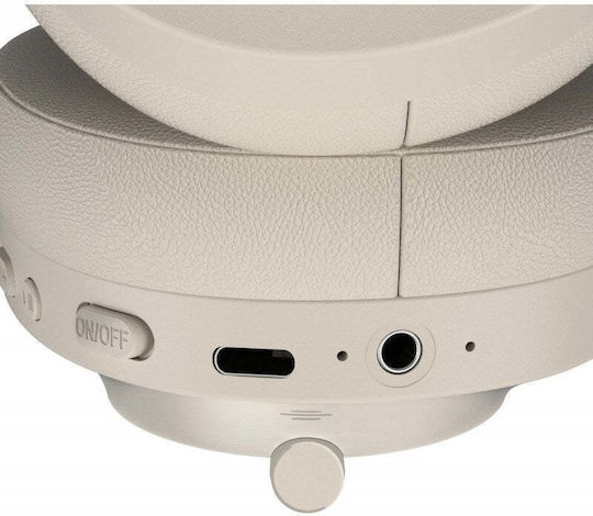 Defender FreeMotion B485 Wireless Wired Over Ear Headphones With 50 Hours Playing Time Beige