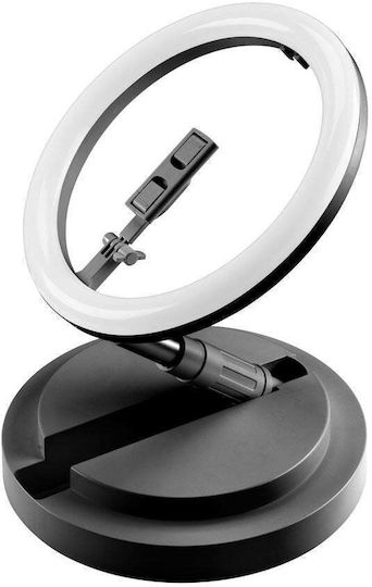 Selfie Ring Compact Bluetooth Black