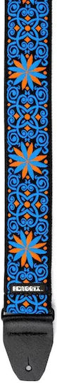 Dunlop Jh25 Jimi Hendrix Blacklight Fillmore Blue Strap Guitar Strap