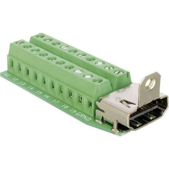 DeLock Adapter HDMI female to Terminal Block 20pin (65168)