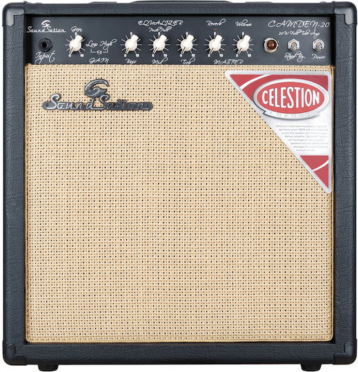 Soundsation Tube Combo Amplifier for Electric Guitar 20W Black