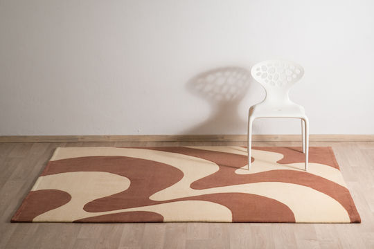 Χαλί Μοντέρνο Colani 444 170x240 Cm Decostar Καφέ Μπεζ