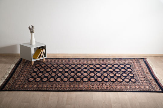 Χαλί Κλασικό Χειροποίητο Bokhara 188x283 Cm Μπλε Χαλί Κλασικό Χειροποίητο Bokhara 188x283 Cm Μπλε