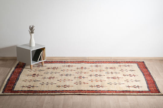Χαλί Κλασικό Χειροποίητο Gabbeh Fein 182x265 Cm Decostar Εκρού