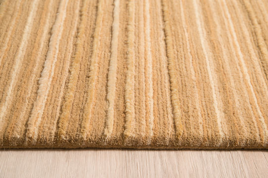 Χαλί Μοντέρνο Silky Stripes Μπεζ 171x240 Cm Decostar Μπεζ