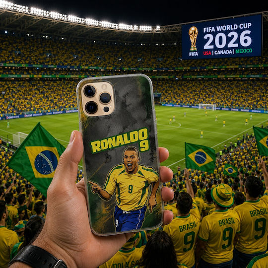 World Stars Collection Ronaldo Oneplus 8 Flexible TPU Transparent Silicone Case