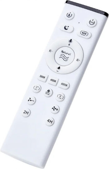 Brilliant G80915/05 Ventilator de Tavan 41.5cm cu Lumină Albă