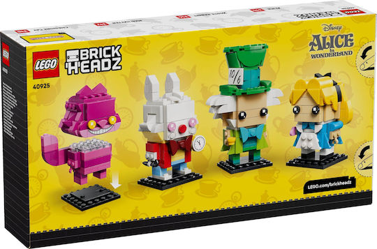 LEGO Brick Headz Alice in Wonderland pentru 10+ Ani 601 buc