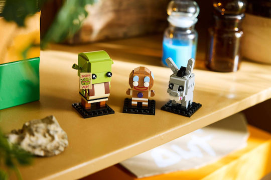 LEGO Brick Headz Shrek, Donkey și Gingy Figuri pentru 10+ Ani 259 buc