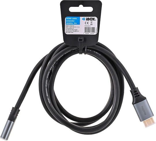 iBox Cablu HDMI Masculin - HDMI Masculin 2m Auriu