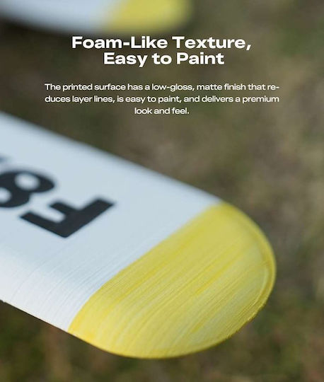 Hyper Lightweight FOAM PLA 3D Printer RFID Filament 3mm Λευκό 1kg
