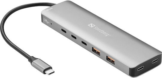 Sandberg Hub 20 Θυρών με σύνδεση USB-C / USB-A