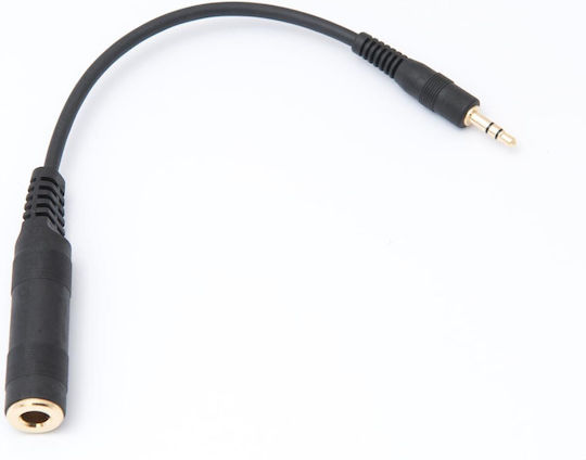 Sennheiser Hd650 And Hd660 Конвертор 3.5mm мъжки към 6.3mm женски Черен 1бр