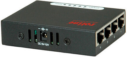 Διακόπτης Roline Διακόπτης Roline Gigabit Ethernet Μέγεθος Τσέπης 4 Θύρες 13544832 7611990195985