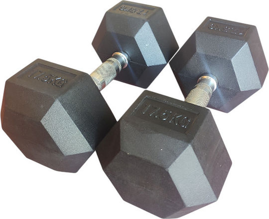 Profit Hexagon Dumbbell 1 x 17.5kg