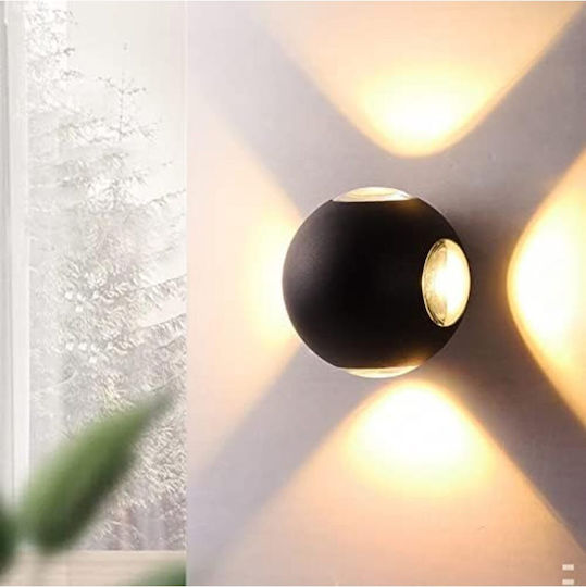 Jiju Стенен Осветител с Интегриран LED 11x8см.