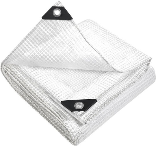 MP Pânză Impermeabilă Rotundă 100gr/m² cu Diametru 4m Tip De Lumină Gri
