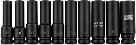 Yizhe Prize Pneumatic Torx Cu Gazdă Cadru 1/2" Set 10 Bucăți