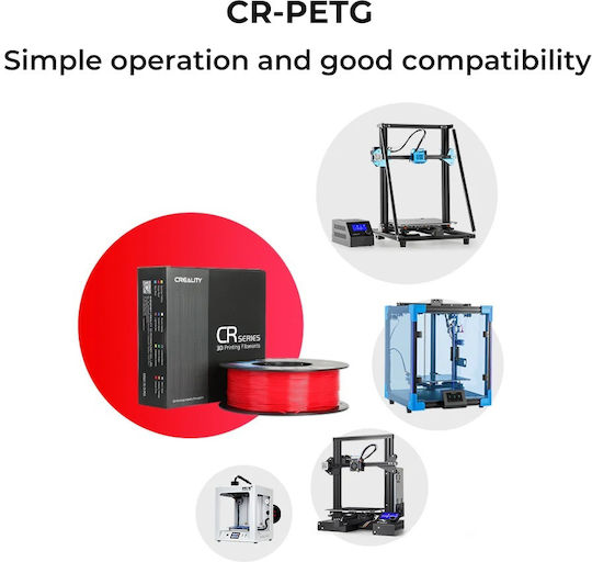 Creality3D PETG 3D Printer Filament Λευκό 4kg